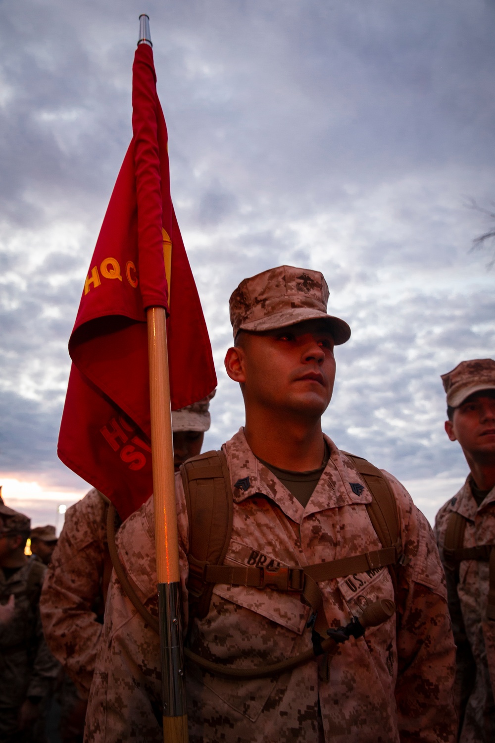 HEADQUARTERS AND SERVICE BATTALION HIKE