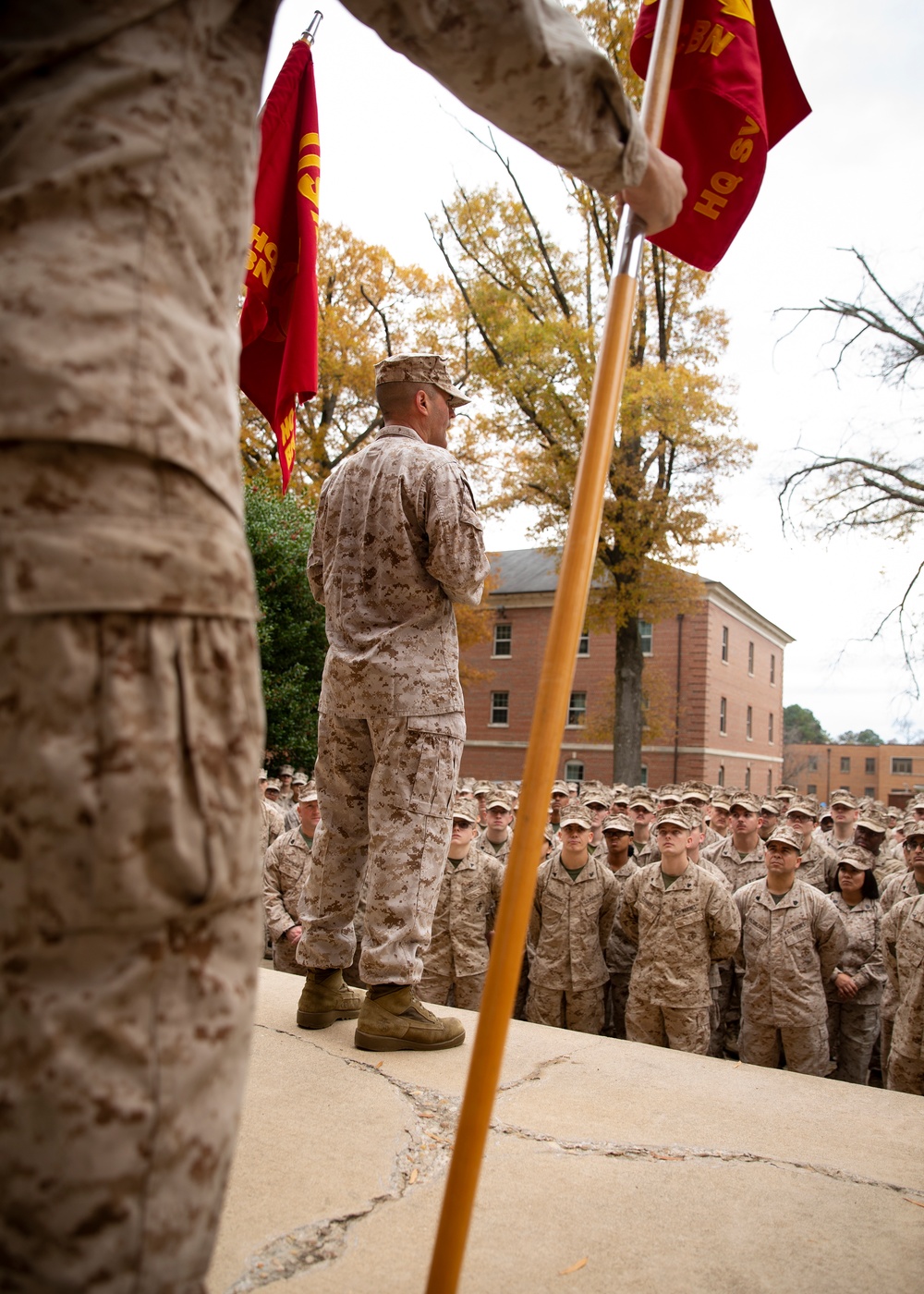 HEADQUARTERS AND SERVICE BATTALION HIKE