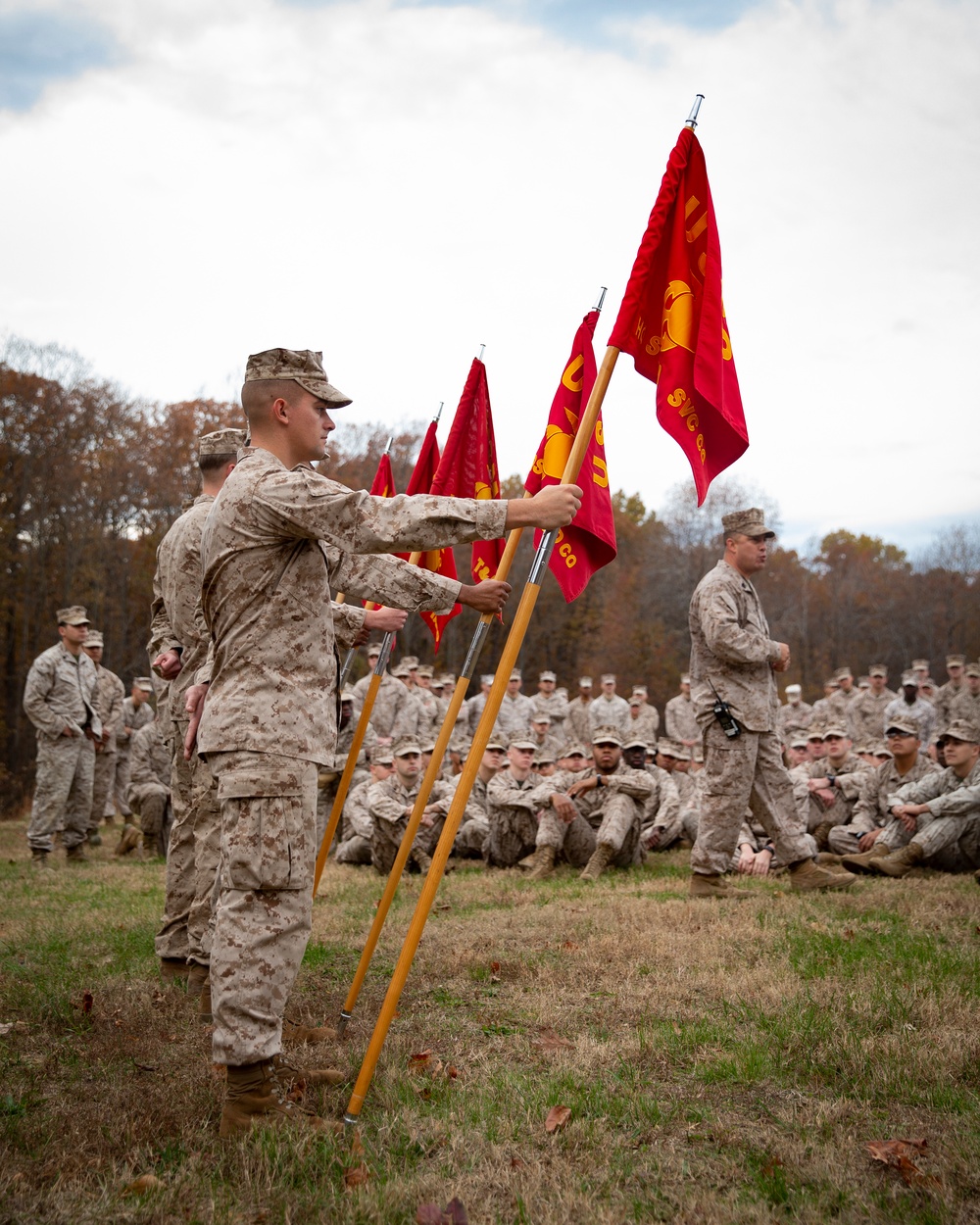 HEADQUARTERS AND SERVICE BATTALION HIKE