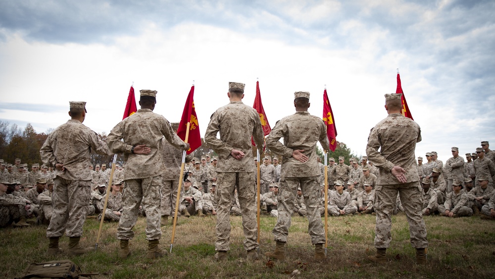 HEADQUARTERS AND SERVICE BATTALION HIKE