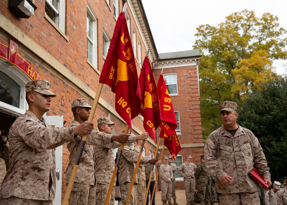 HEADQUARTERS AND SERVICE BATTALION HIKE