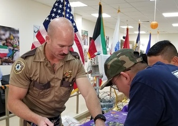 349th CSH hosts a Halloween Skills Fair
