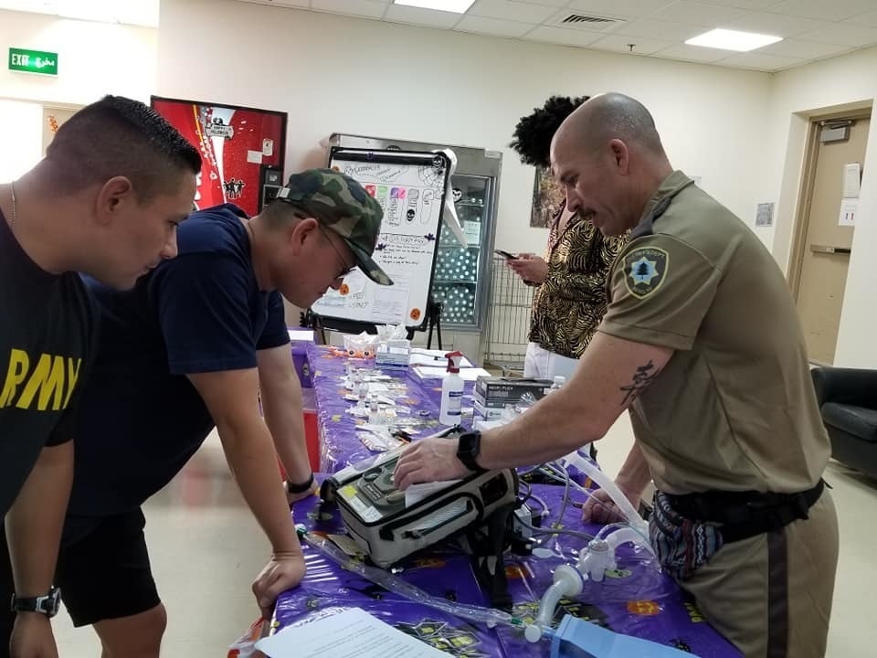 349th CSH hosts Halloween Skills Fair