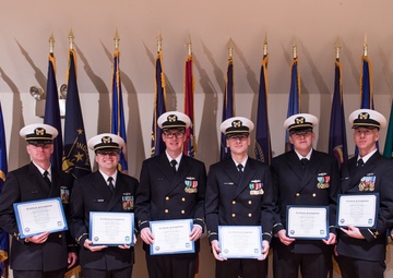 First Warrant Officer 1s in Decades Graduate LDO/CWO Academy