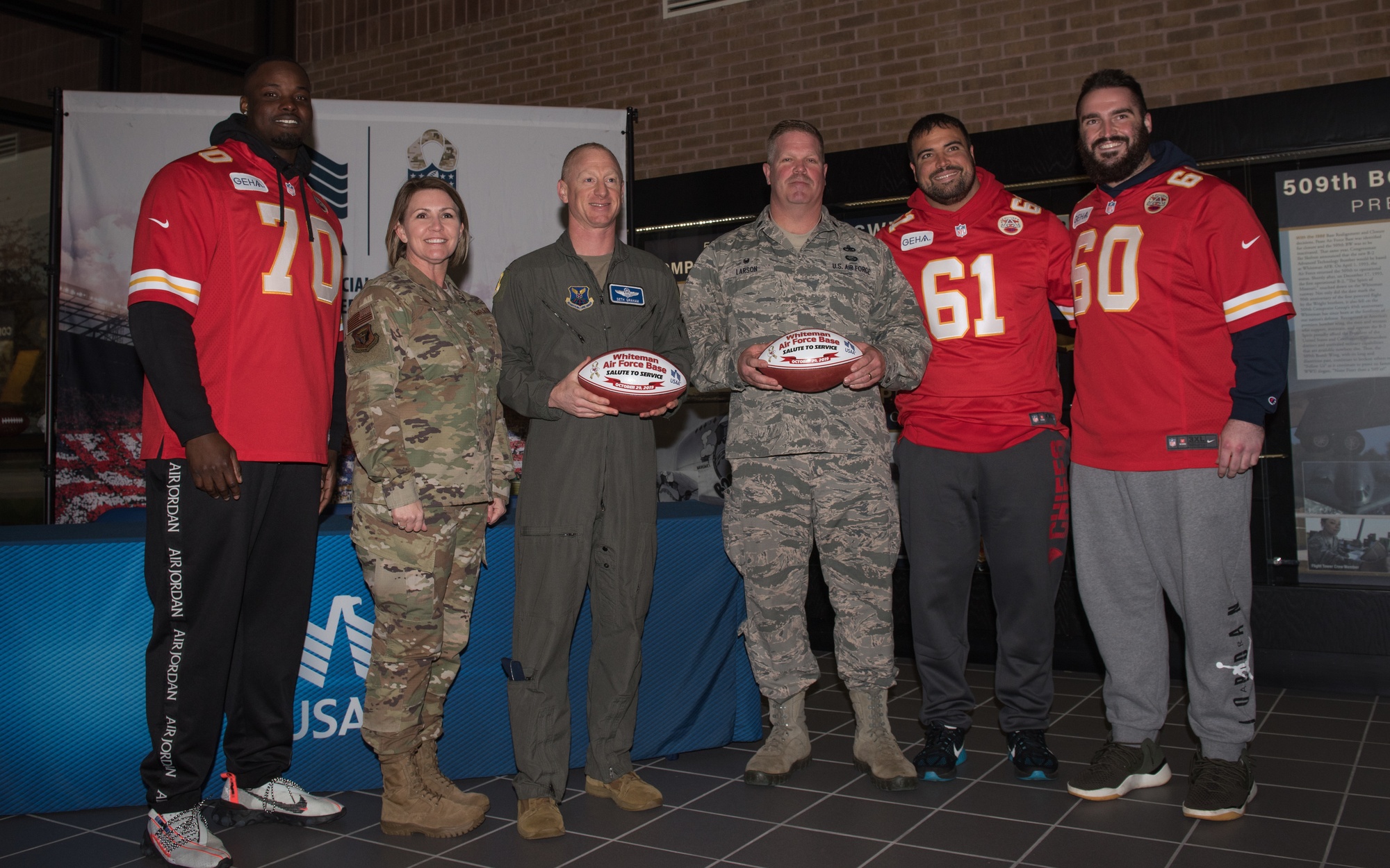 Kansas City Chiefs visit Team Whiteman > Whiteman Air Force Base > News