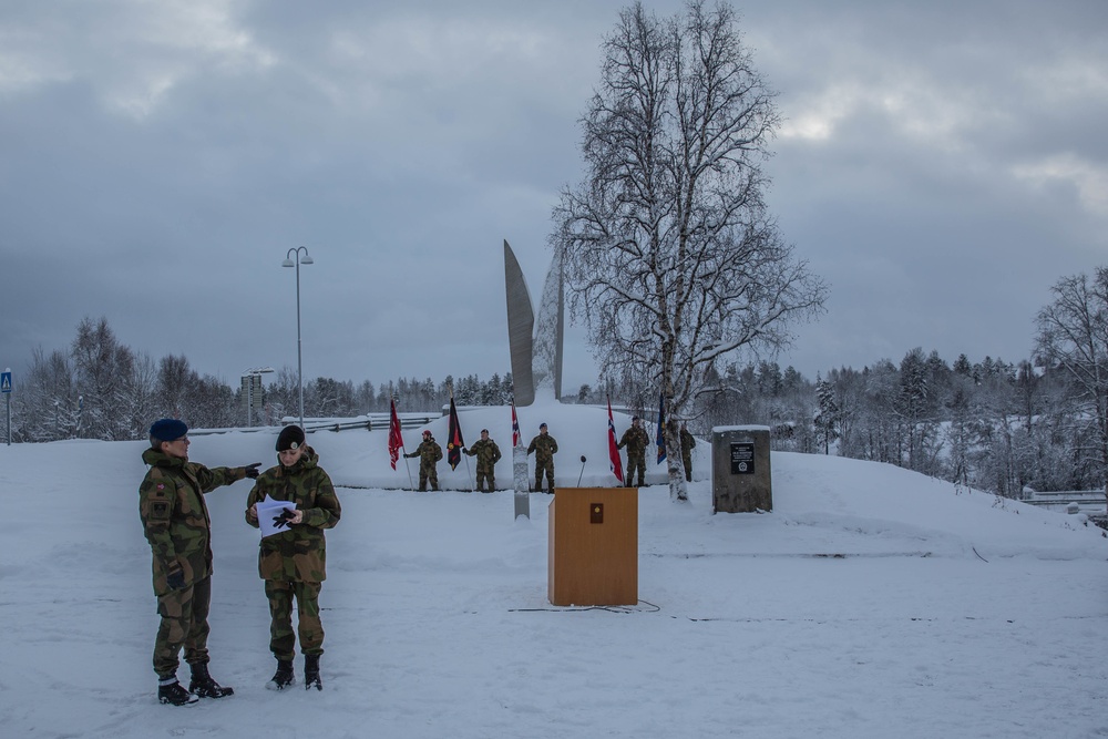 Norwegian Veterans Memorial Ceremony