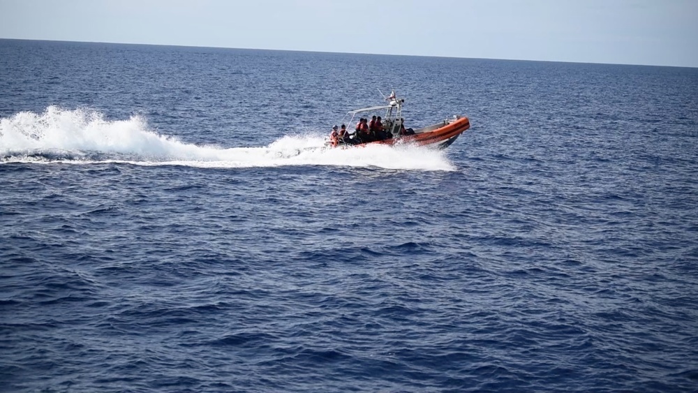 Coast Guard Fast Response Cutter William Hart crew begins operations underway