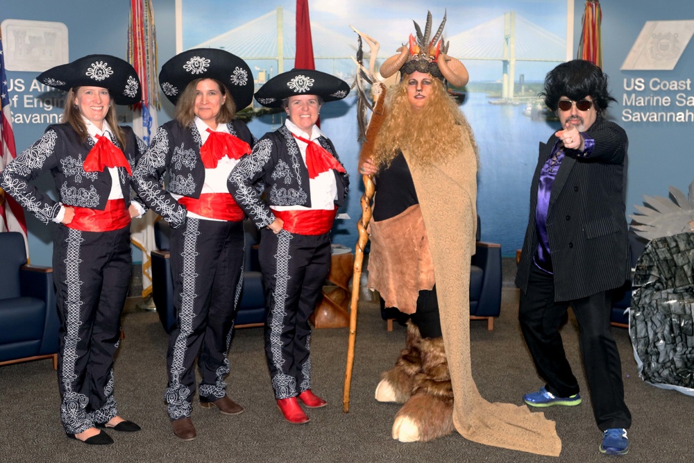 2019 USACE Savannah District Halloween Costume Contest winners
