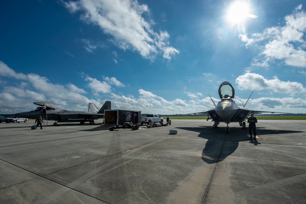 F-22 demonstration team inspires local youth