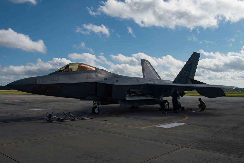 F-22 demonstration team inspires local youth