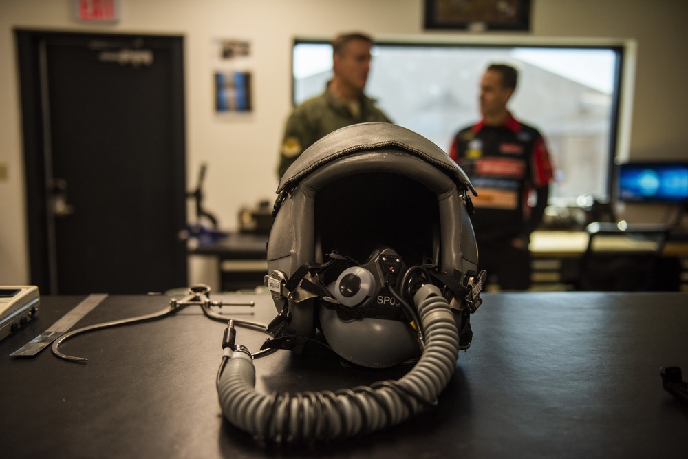 Bob Tasca visits Nellis AFB