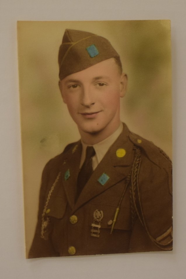 WWII photo of Ed Morrissette
