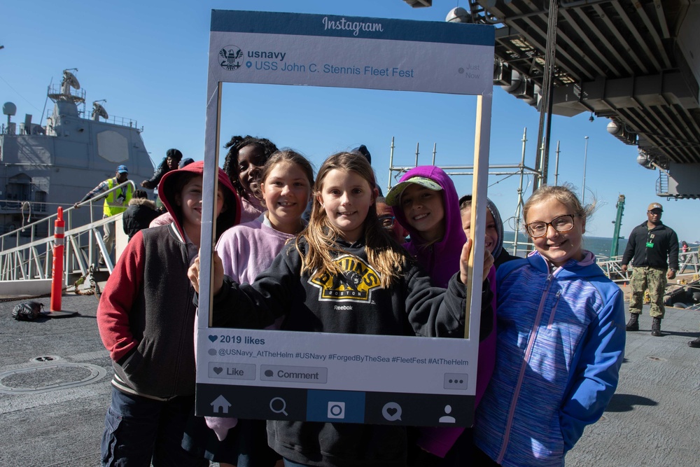 STEM students visit Hampton Road's Fleet Fest 2019