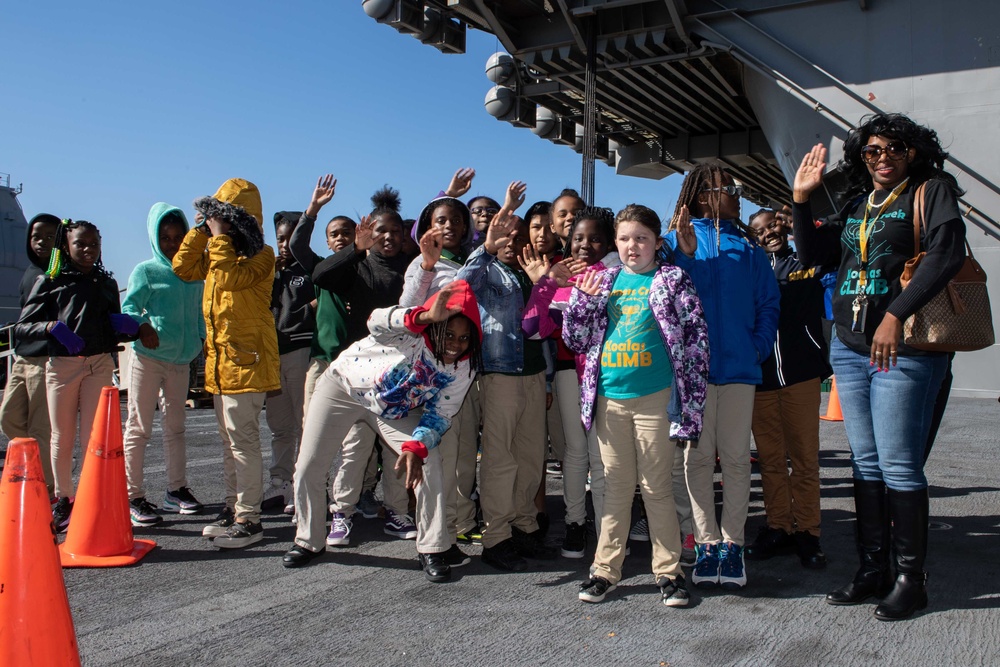 STEM students visit Hampton Road's Fleet Fest 2019