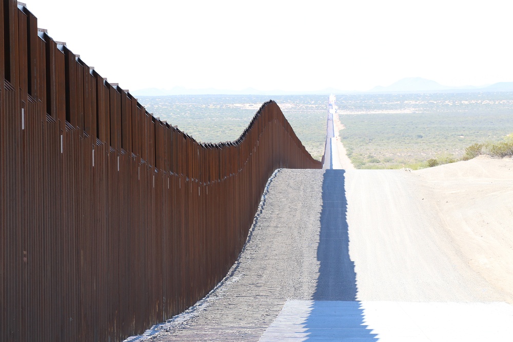 Task Force Barrier continues work constructing barrier panels at El Paso project