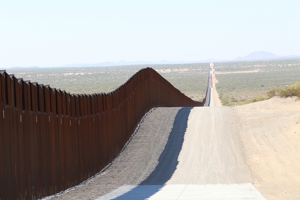 Task Force Barrier continues work constructing barrier panels at El Paso project