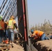 Task Force Barrier continues work constructing barrier panels at El Paso project