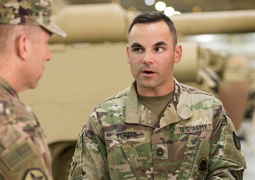 Soldier explains maintenance cycle for Abrams M1A2