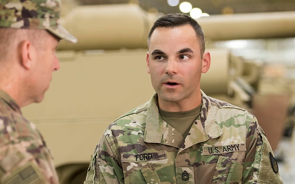 Soldier explains maintenance cycle for Abrams M1A2