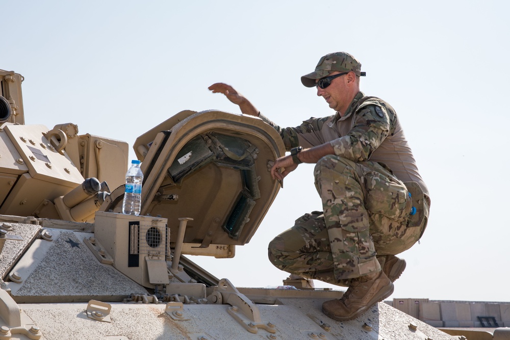 Bradleys Prepare for Missions in Syria