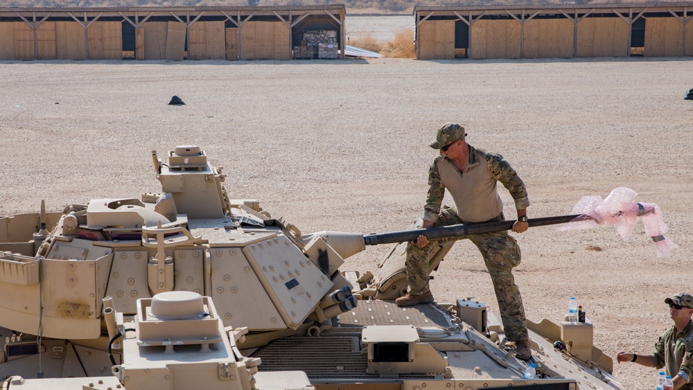 Bradleys Prepare for Missions in Syria