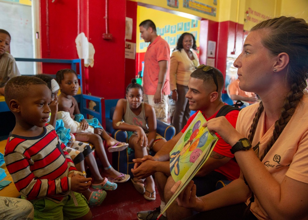 Comfort Reads to Kids in Jamaica