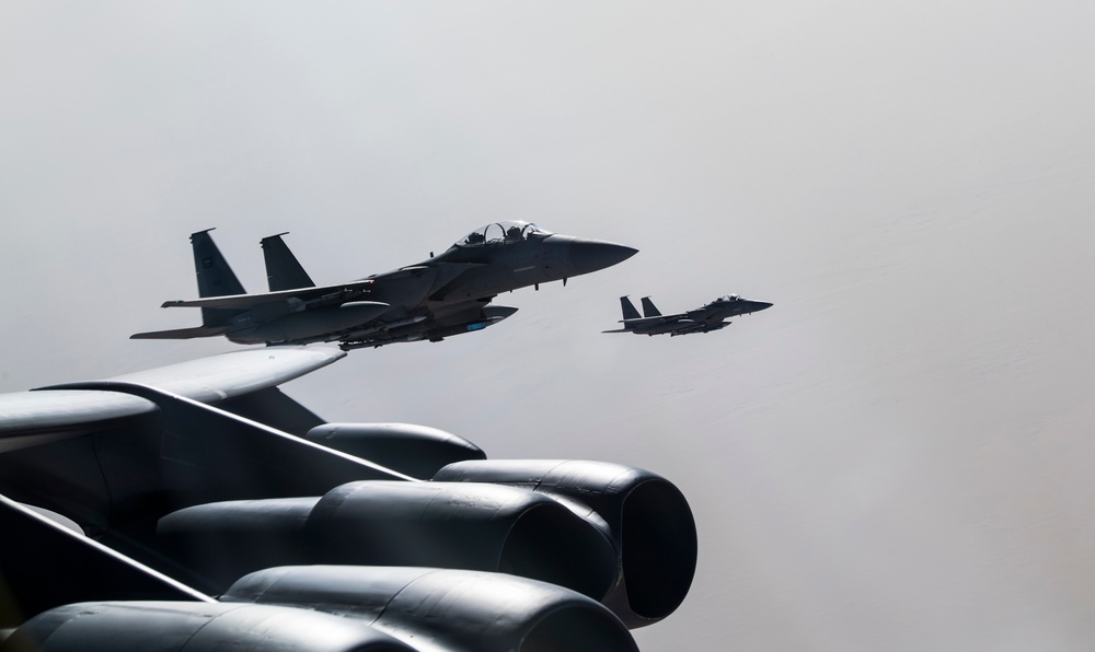 Bomber Task Force 20-1 displays interoperability in U.S. Central Command