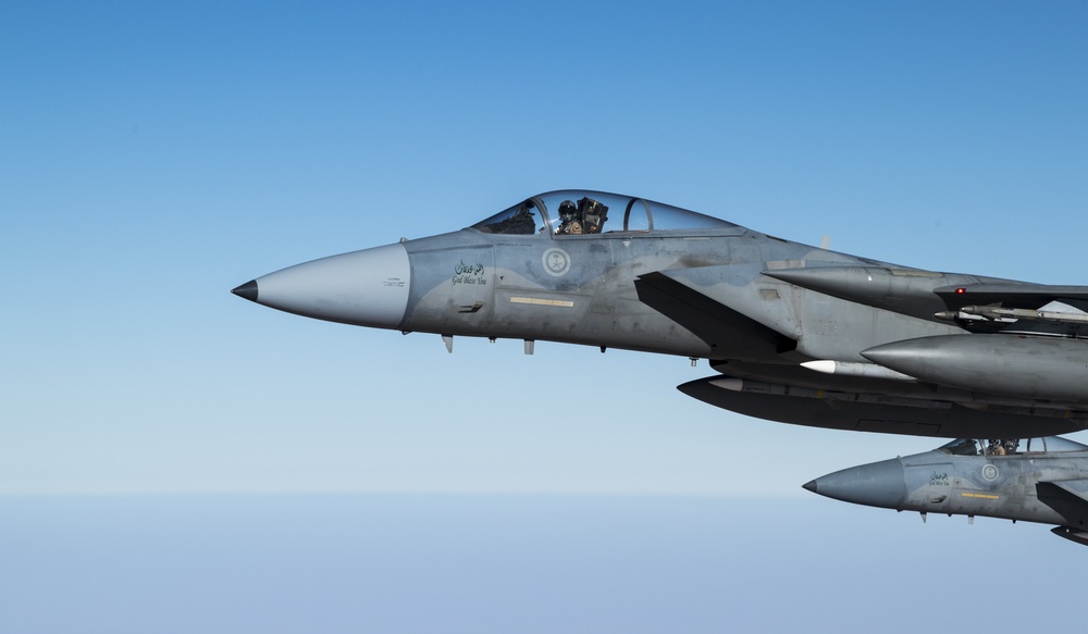 Bomber Task Force 20-1 displays interoperability in U.S. Central Command