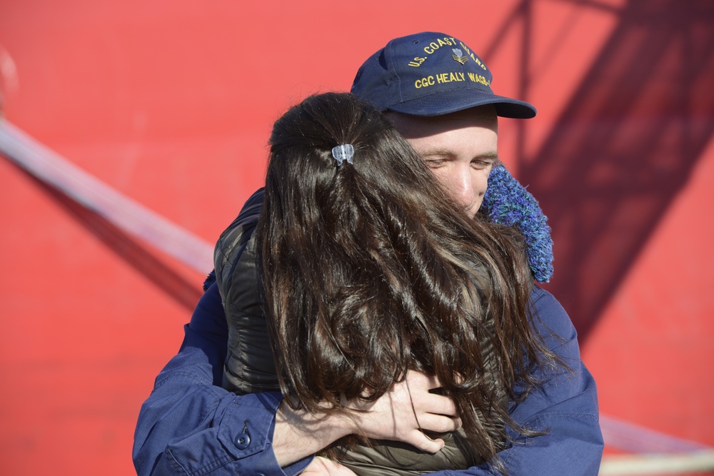 Coast Guard Cutter Healy returns to homeport in Seattle after 3-month Arctic deployment