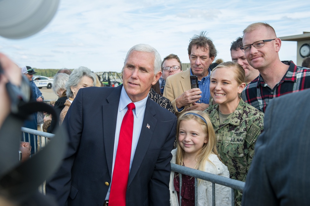 Vice President Mike Pence Visits NAS Oceana