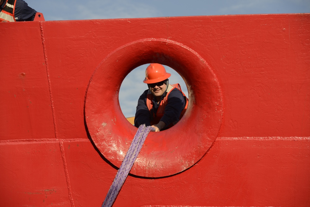 Coast Guard Cutter Healy returns to homeport in Seattle adter 3-month Arctic deployment