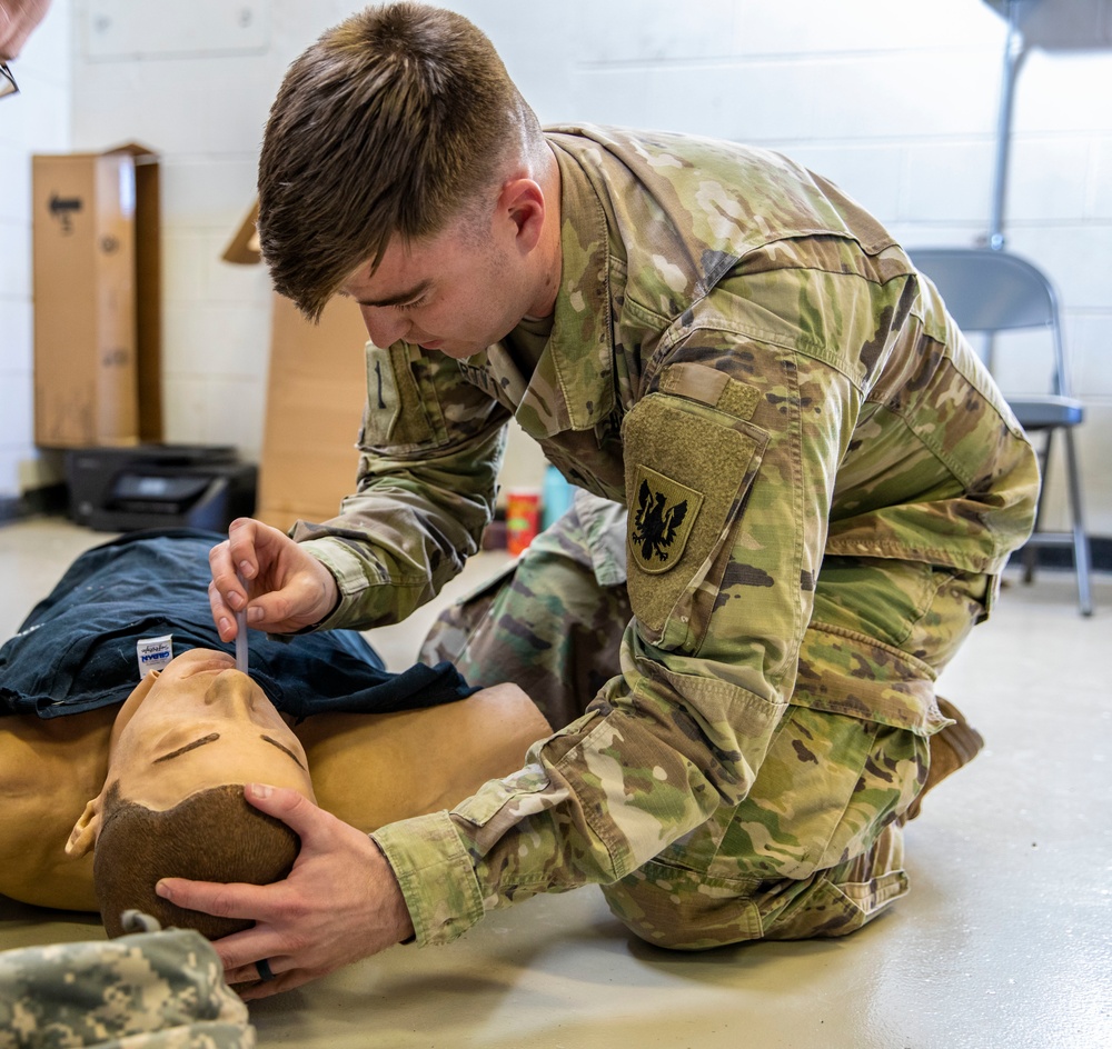 11th Expeditionary Combat Aviation Brigade conducts Combat Lifesaver Course