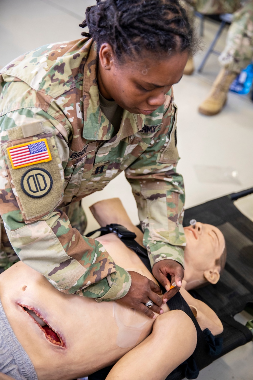 11th Expeditionary Combat Aviation Brigade conducts Combat Lifesaver Course