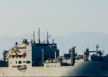 CRS-1 Escorts USNS Alan Shepard