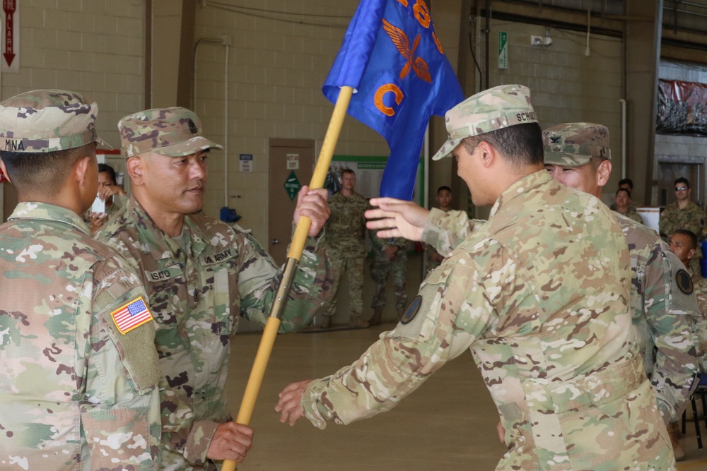 Re-Designation Ceremony of Company Charlie 1-207th