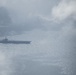 The aircraft carrier USS John C. Stennis (CVN 74) transits the Atlantic Ocean