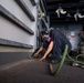 U.S. Sailor grinds the deck