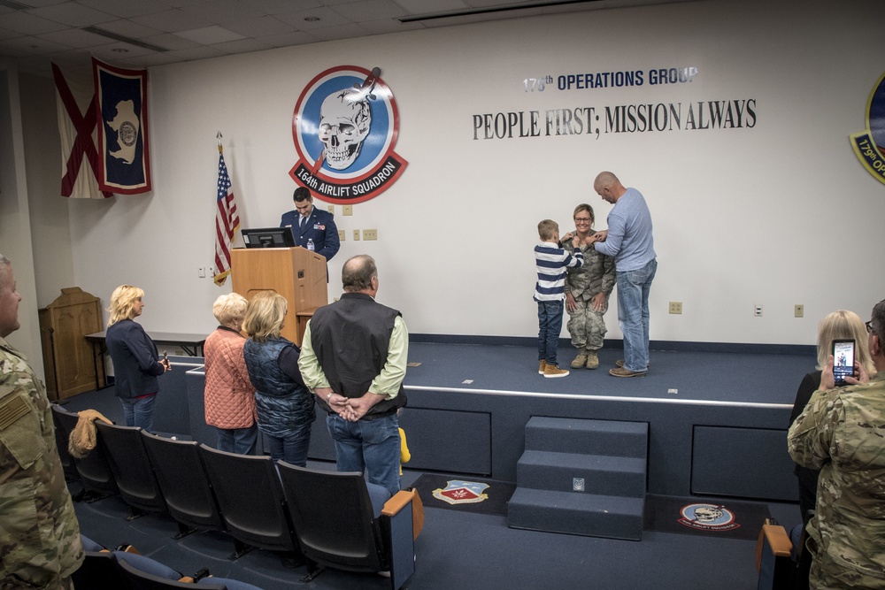 179th Medical Group Conducts Promotion Ceremony