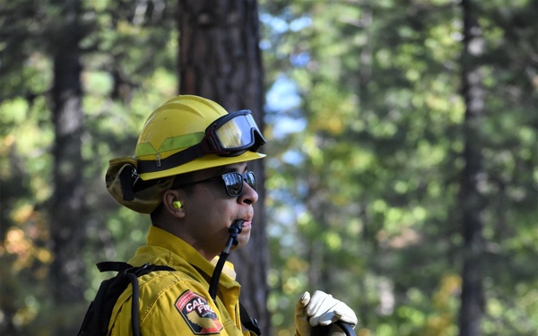 JTF Rattlesnake’s Redding hand crews clear potential fire fuels in Project Area Hwy 44