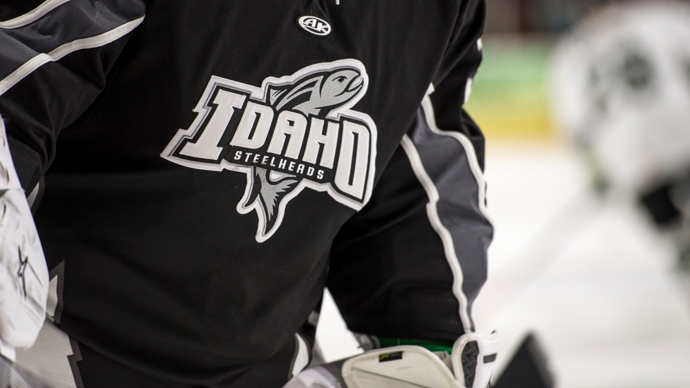 Idaho National Guard Joint Honor Guard at the Steelheads