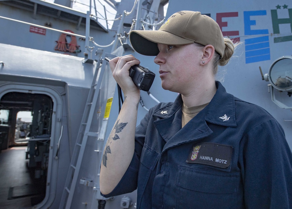 USS McCampbell Watchstanding