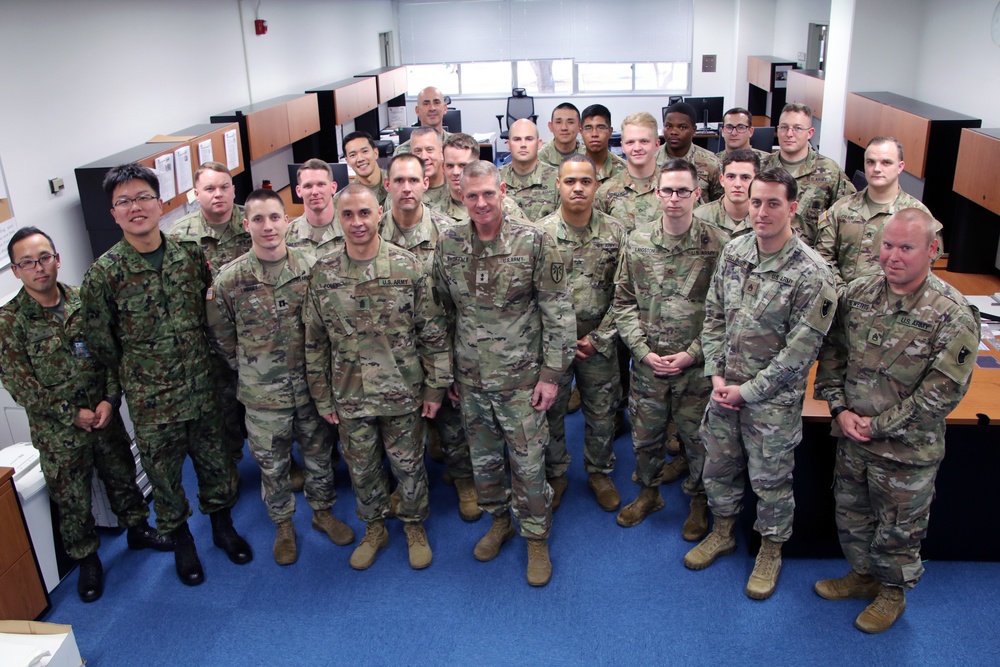 FCoE command team engages the 38th ADA Brigade