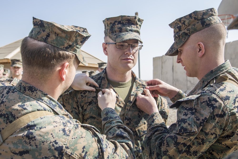 Oregon Marine Promoted to Sergeant in Afghanistan