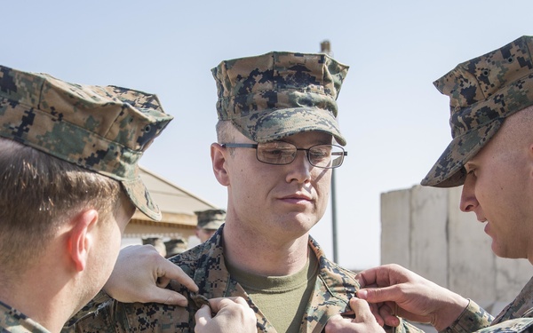 Oregon Marine Promoted to Sergeant in Afghanistan