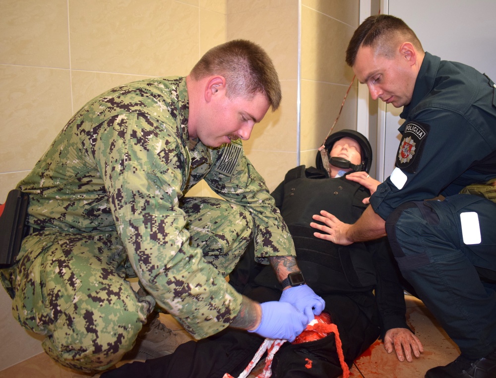 U.S. Sailors participate in multinational law enforcement training exercise in Poland