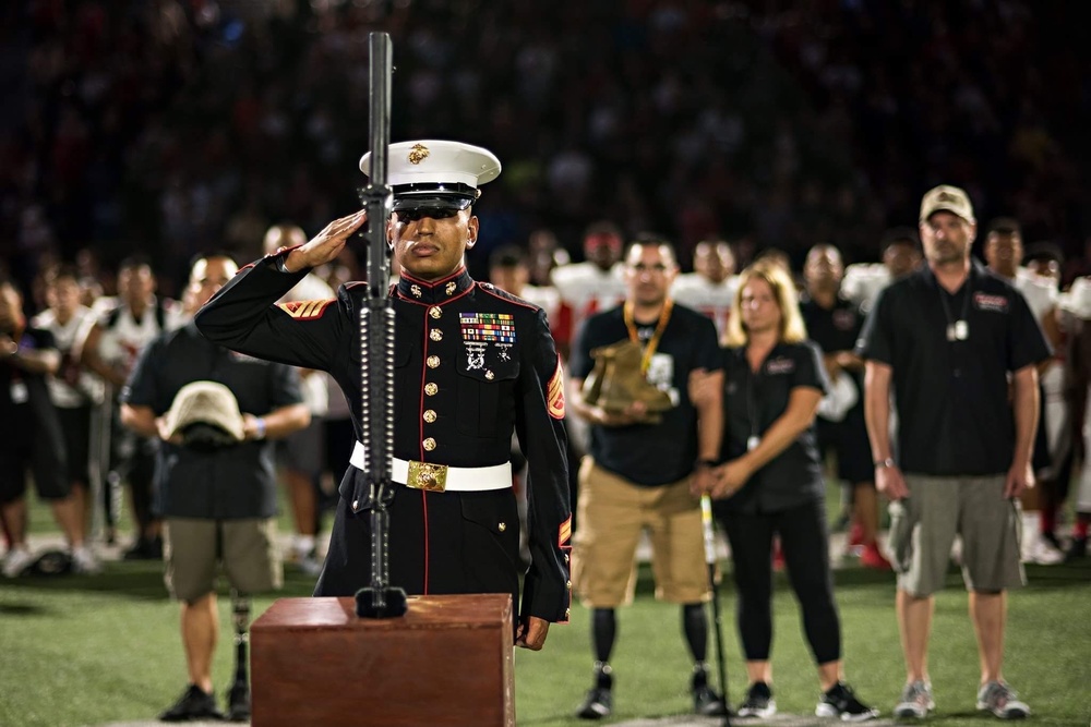Honor Bowl, Marine Corps, salute
