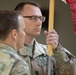 Capt. Corbin Barber receives the guidon for Fox Company