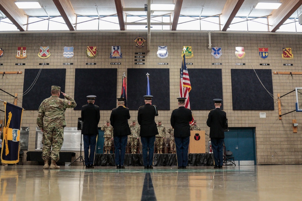34th Red Bull Infantry Division Welcomes New Command Team