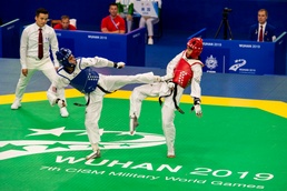 USA vs. Iran in Military World Games Taekwondo competition