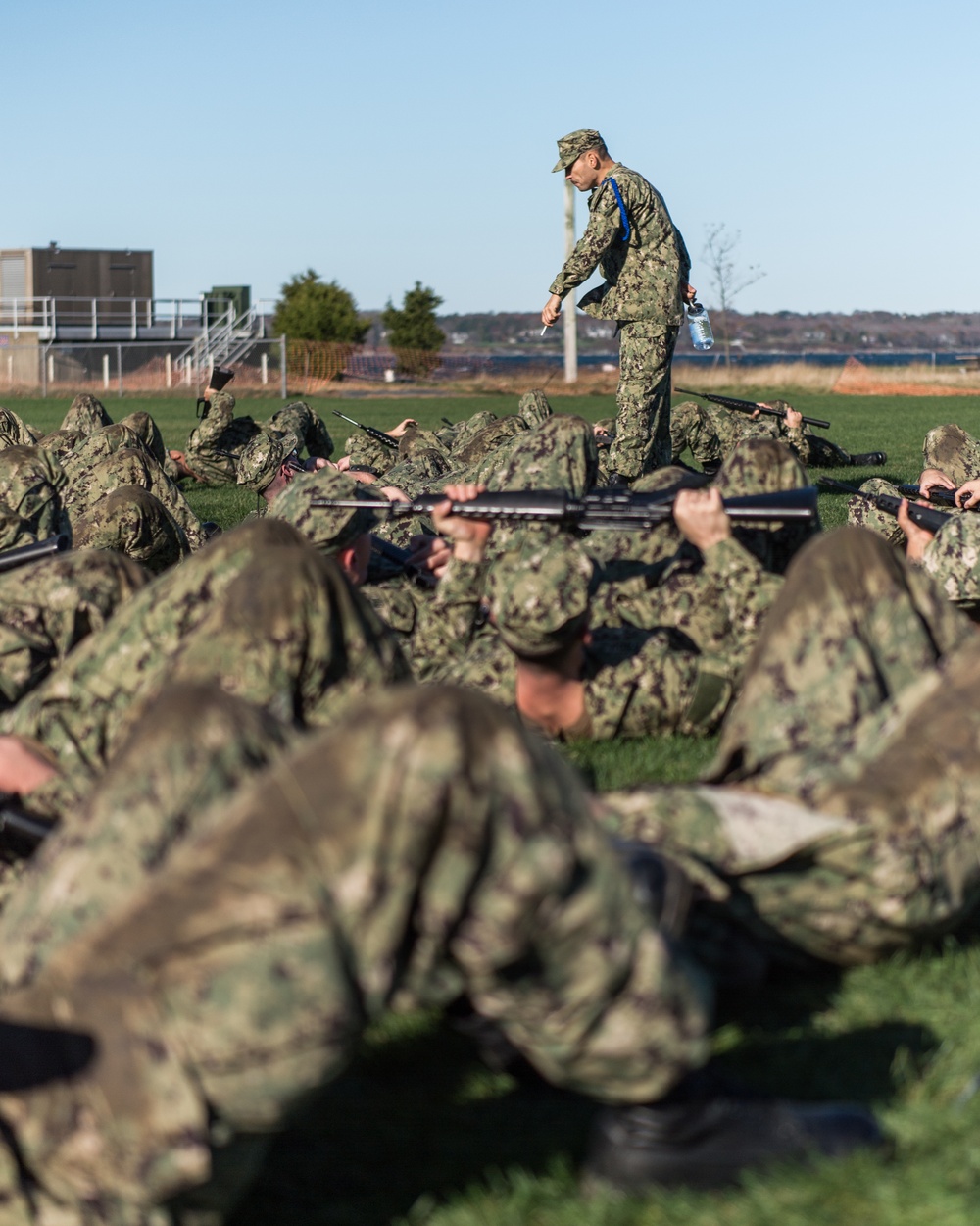 191101-N-TE695-0024 NEWPORT, R.I. (Nov. 1, 2019) -- Navy Officer Candidate School reaches milestone as junior officer candidates